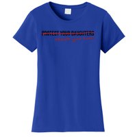 Educate Your Sons Strong Female Lead Quote Funny Gift Women's T-Shirt