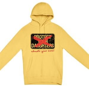 Educate Your Sons Strong Female Lead Quote Gift Premium Pullover Hoodie