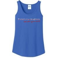 Educate Your Sons Funny Gift Ladies Essential Tank