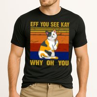 EFF You See Kay Why Oh You Funny Cat Middle Finger Performance Shirt