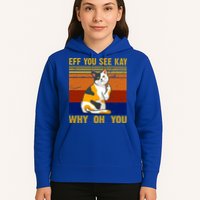 EFF You See Kay Why Oh You Funny Cat Middle Finger Hoodie