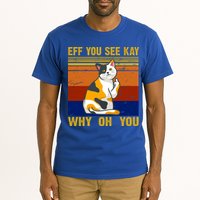 EFF You See Kay Why Oh You Funny Cat Middle Finger Tall T-Shirt