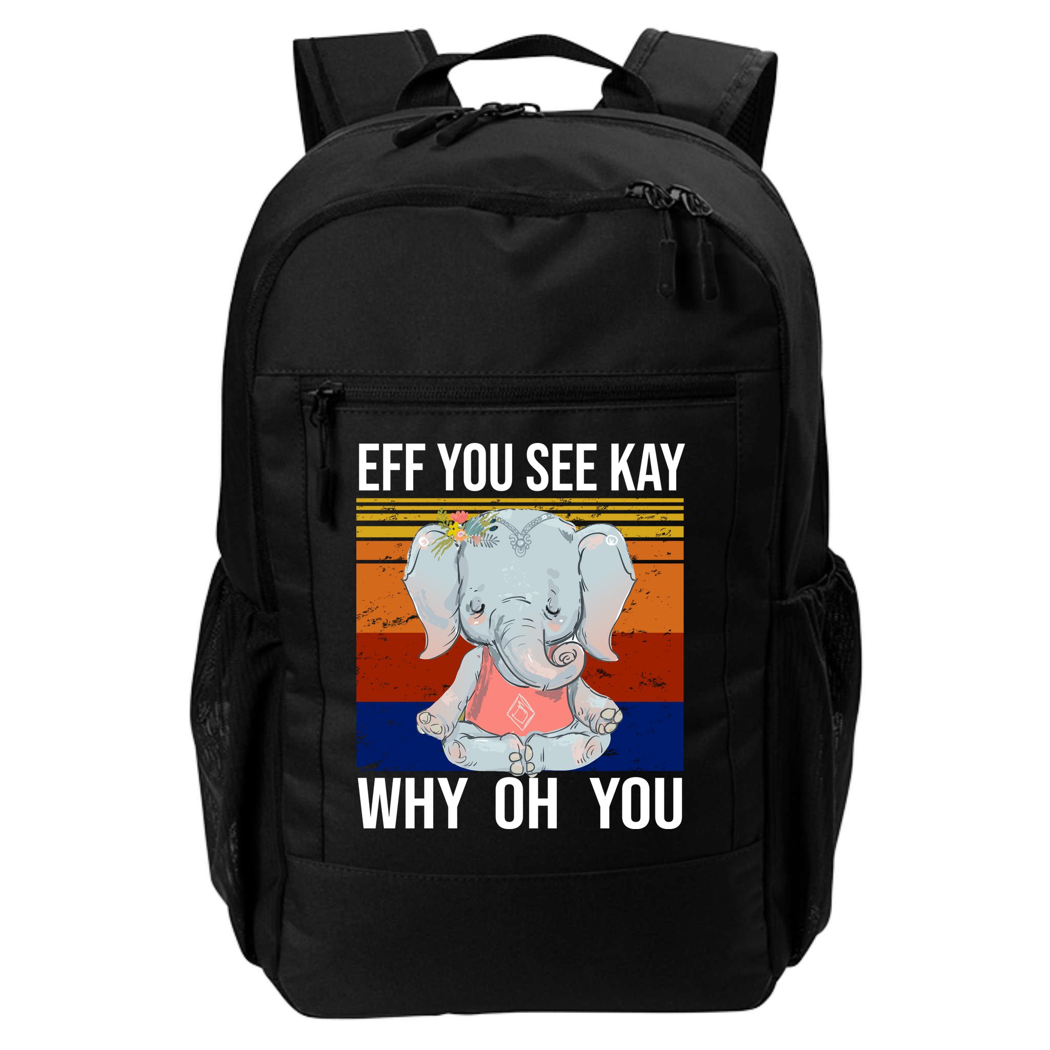 EFF You See Kay Why Oh You Elephant Backpack