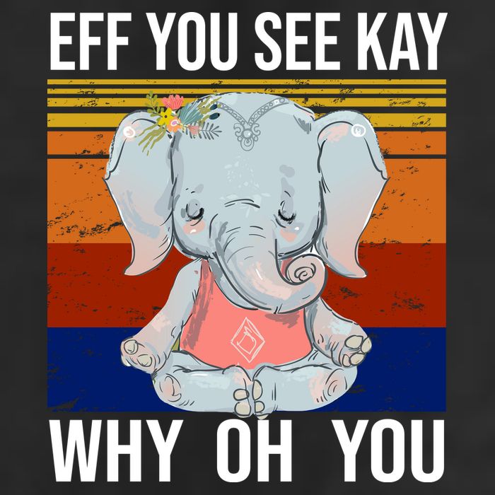 EFF You See Kay Why Oh You Elephant Adult Drive Performance Visor