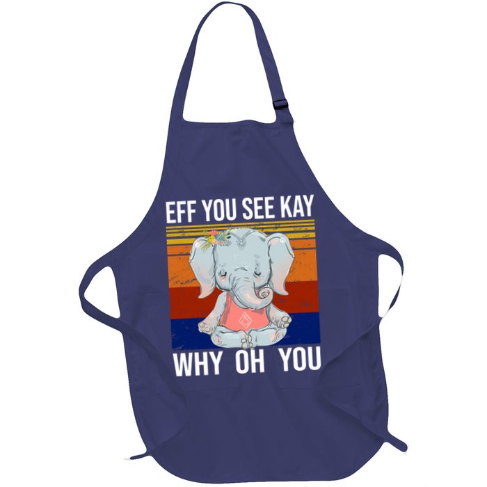 EFF You See Kay Why Oh You Elephant Apron