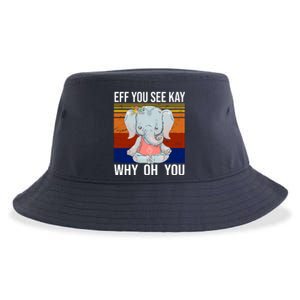 EFF You See Kay Why Oh You Elephant Sustainable Bucket Hat