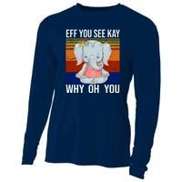 EFF You See Kay Why Oh You Elephant Cooling Performance Long Sleeve Crew