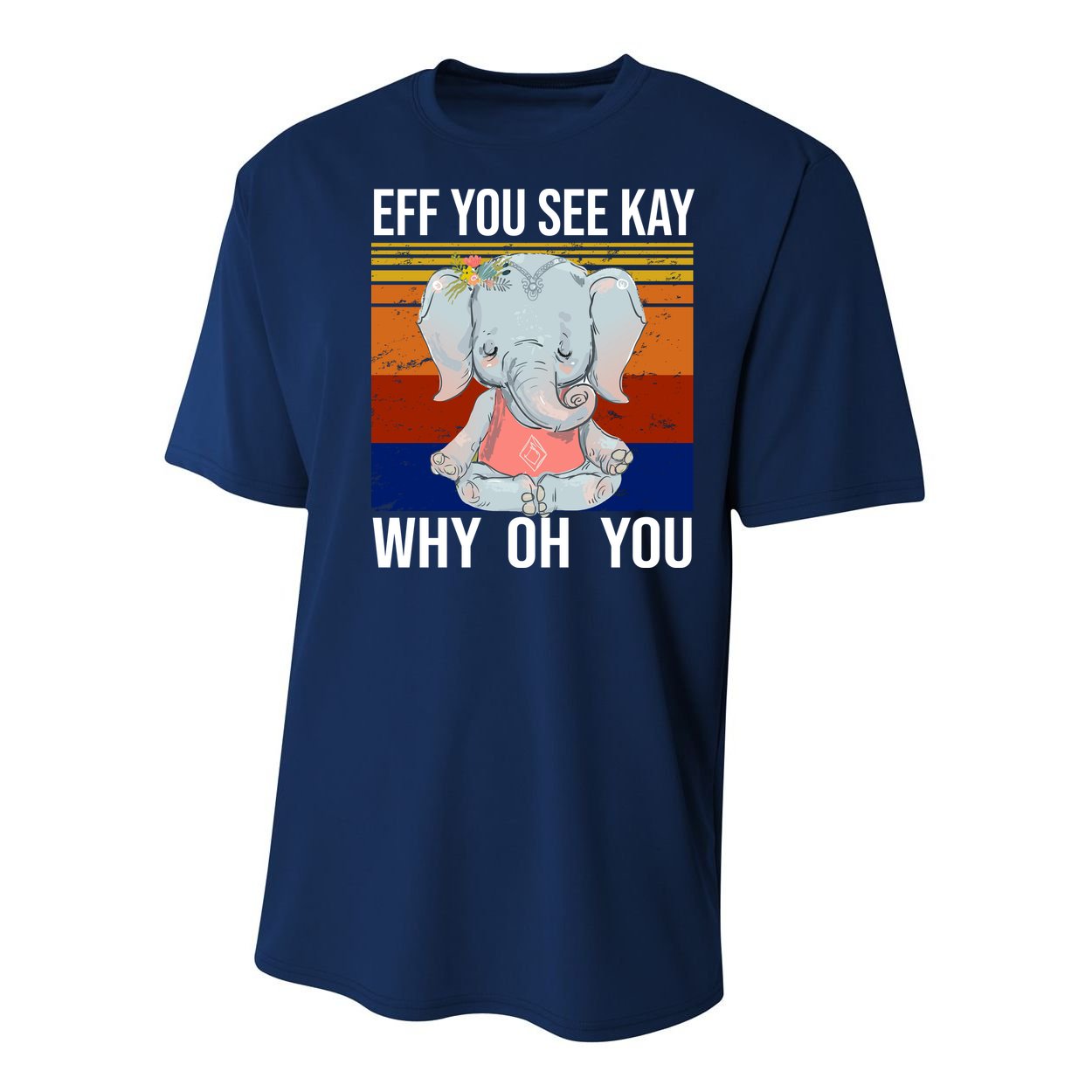EFF You See Kay Why Oh You Elephant Youth Performance Sprint T-Shirt