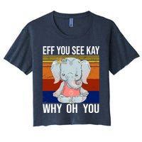 EFF You See Kay Why Oh You Elephant Women's Crop Top Tee