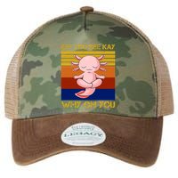 Eff You See Kay Why Oh You Funny Axolotl Legacy Tie Dye Trucker Hat