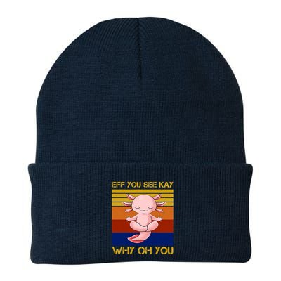 Eff You See Kay Why Oh You Funny Axolotl Beanie