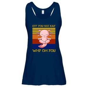 Eff You See Kay Why Oh You Funny Axolotl Ladies Essential Flowy Tank