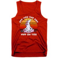 EFF You See Kay Why Oh You Funny Yoga Unicorn Tank Top