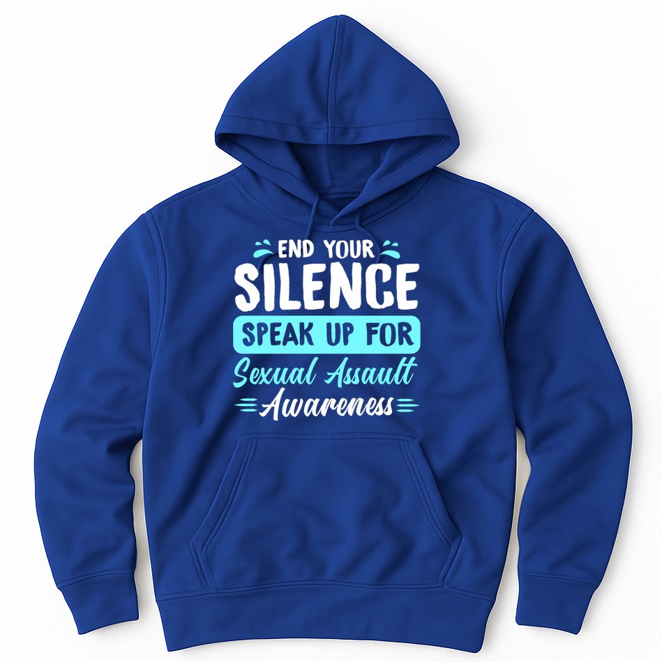 End Your Silence Speak Up For Sexual Assault Awareness Meaningful Gift Hoodie