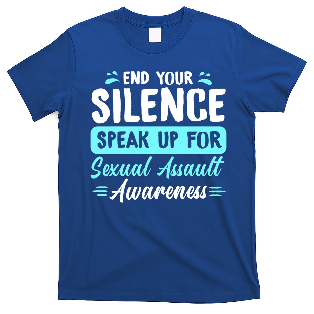 End Your Silence Speak Up For Sexual Assault Awareness Meaningful Gift T-Shirt
