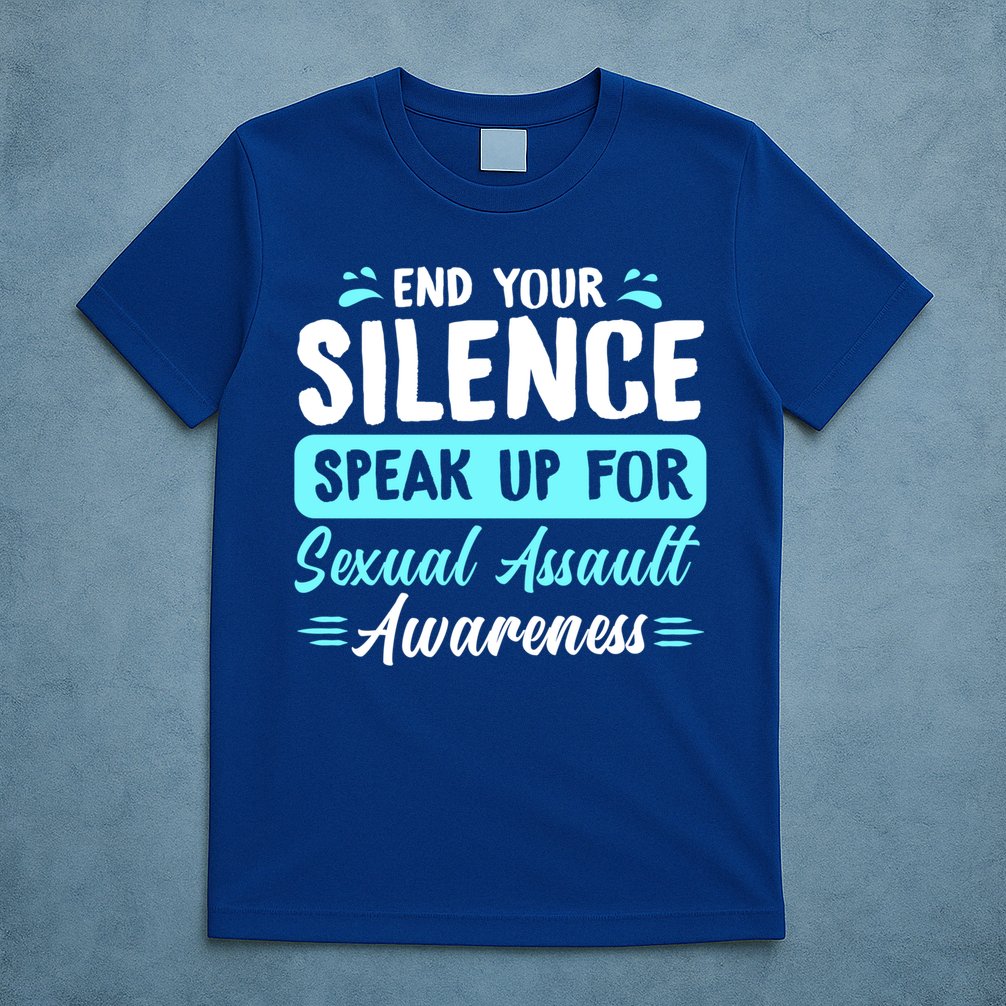End Your Silence Speak Up For Sexual Assault Awareness Meaningful Gift T-Shirt