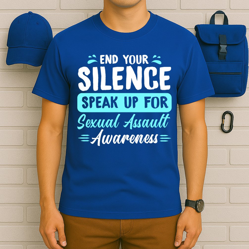 End Your Silence Speak Up For Sexual Assault Awareness Meaningful Gift T-Shirt