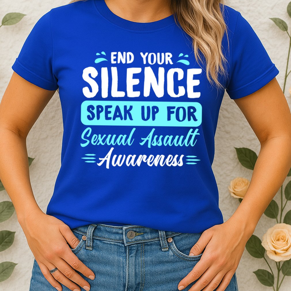 End Your Silence Speak Up For Sexual Assault Awareness Meaningful Gift Womens T-Shirt