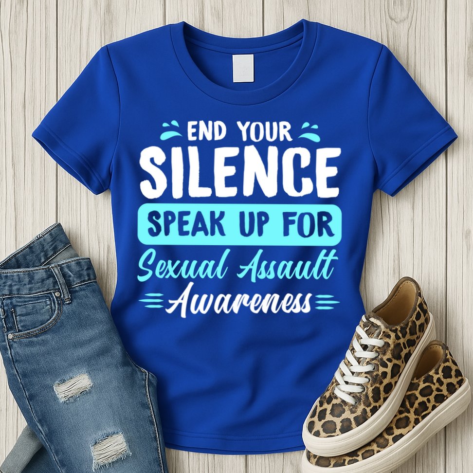 End Your Silence Speak Up For Sexual Assault Awareness Meaningful Gift Womens T-Shirt