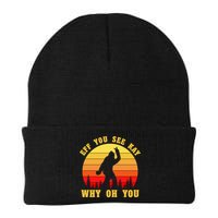 Eff You See Kay Why Oh You Bigfoot Sasquatch Funny Meme Beanie
