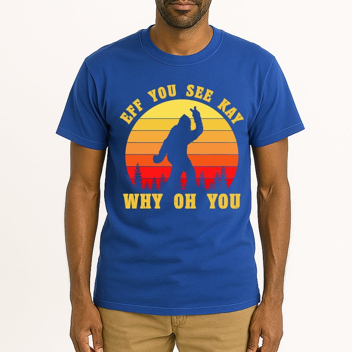Eff You See Kay Why Oh You Bigfoot Sasquatch Funny Meme Tall T-Shirt
