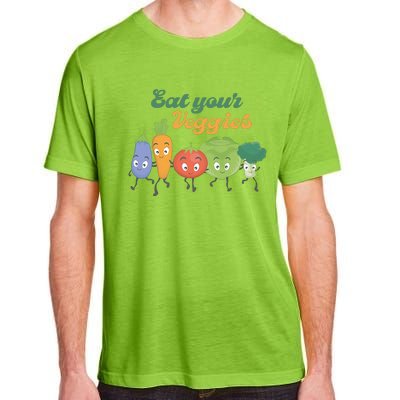 Eat Your Veggies Vegan Gift Idea Trending Adult ChromaSoft Performance T-Shirt