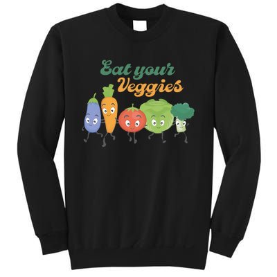 Eat Your Veggies Vegan Gift Idea Trending Sweatshirt