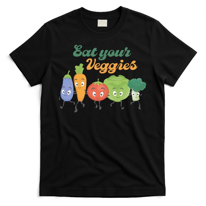 Eat Your Veggies Vegan Gift Idea Trending T-Shirt