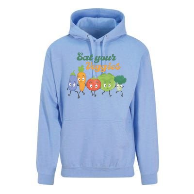 Eat Your Veggies Vegan Gift Idea Trending Unisex Surf Hoodie