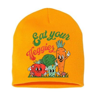 Eat Your Veggies Short Acrylic Beanie