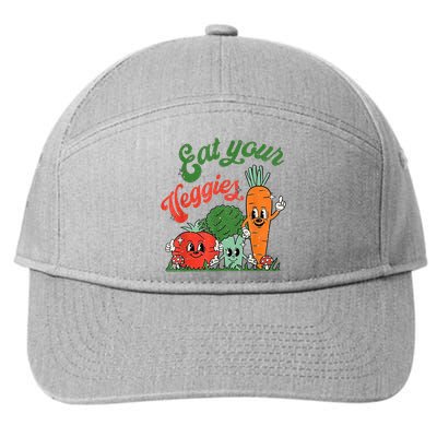 Eat Your Veggies 7-Panel Snapback Hat