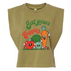 Eat Your Veggies Garment-Dyed Women's Muscle Tee