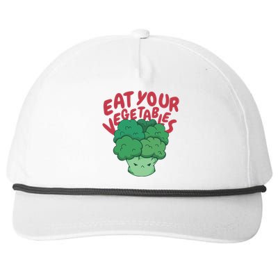 Eat Your Vegetables Snapback Five-Panel Rope Hat