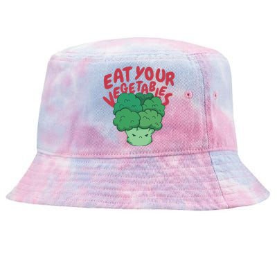 Eat Your Vegetables Tie-Dyed Bucket Hat