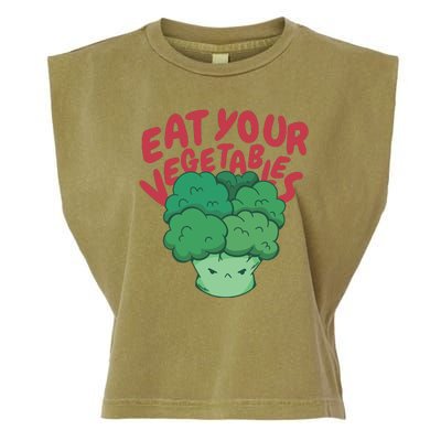 Eat Your Vegetables Garment-Dyed Women's Muscle Tee