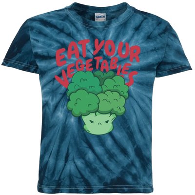 Eat Your Vegetables Kids Tie-Dye T-Shirt