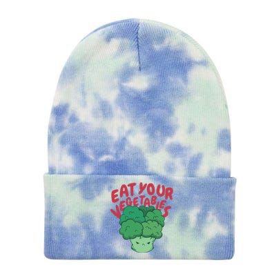 Eat Your Vegetables Tie Dye 12in Knit Beanie