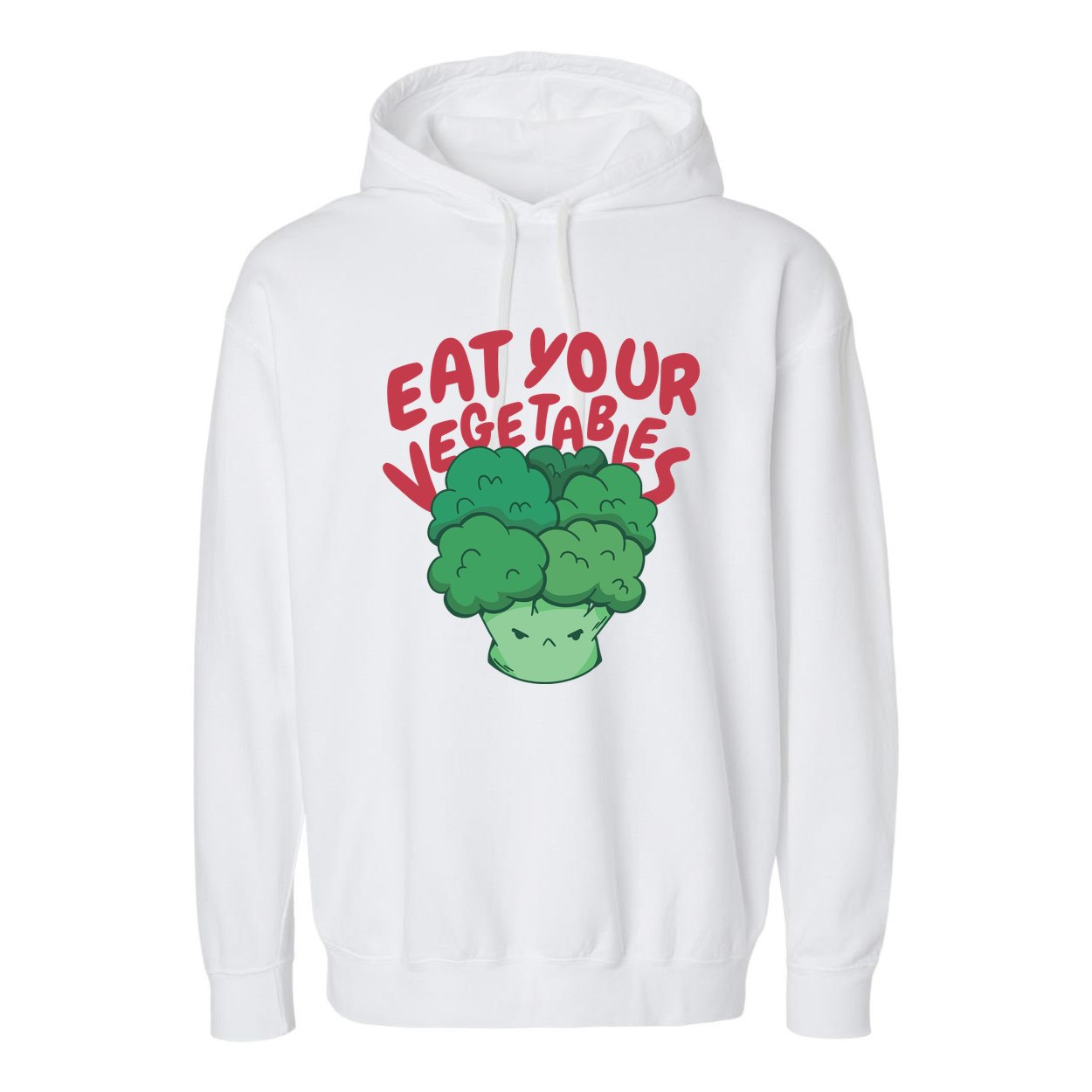 Eat Your Vegetables Garment-Dyed Fleece Hoodie