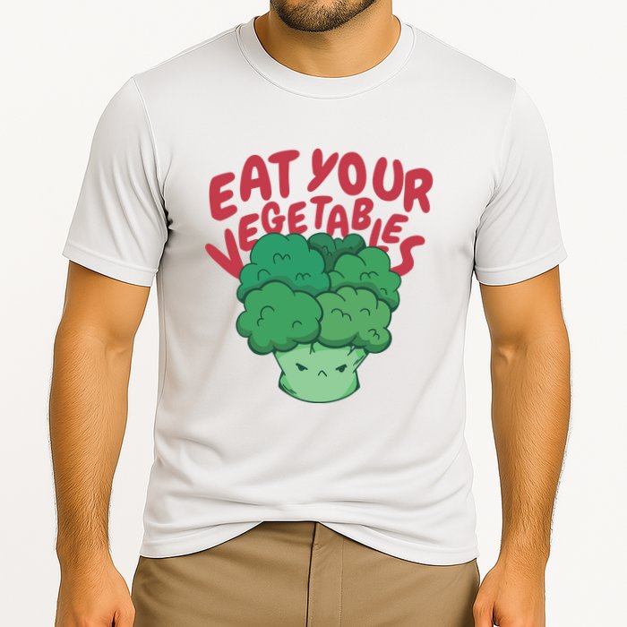 Eat Your Vegetables Cooling Performance Crew T-Shirt