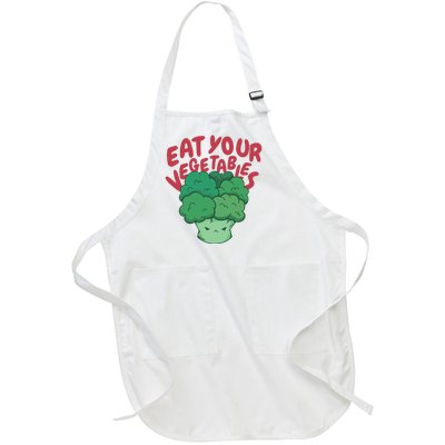 Eat Your Vegetables Full-Length Apron With Pockets