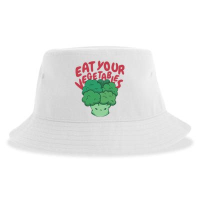 Eat Your Vegetables Sustainable Bucket Hat