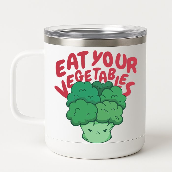 Eat Your Vegetables 12 oz Stainless Steel Tumbler Cup