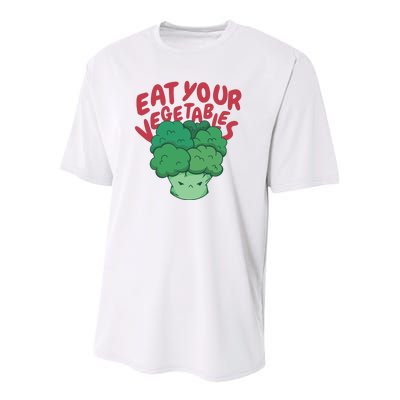 Eat Your Vegetables Youth Performance Sprint T-Shirt