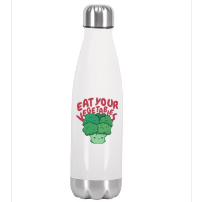 Eat Your Vegetables Stainless Steel Insulated Water Bottle