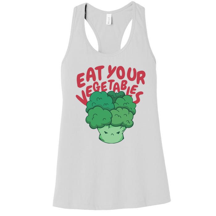 Eat Your Vegetables Women's Racerback Tank