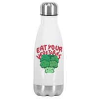 Eat Your Vegetables Stainless Steel Insulated Water Bottle