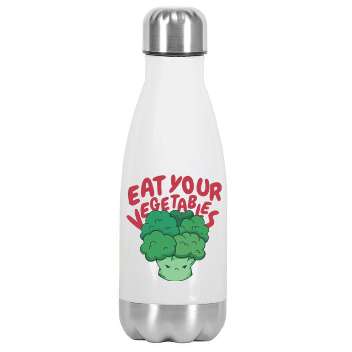 Eat Your Vegetables Stainless Steel Insulated Water Bottle