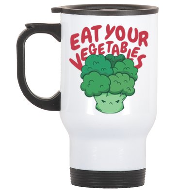 Eat Your Vegetables Stainless Steel Travel Mug