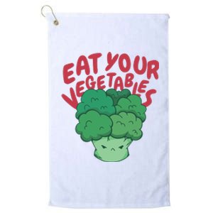 Eat Your Vegetables Platinum Collection Golf Towel