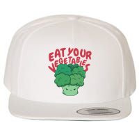 Eat Your Vegetables Wool Snapback Cap